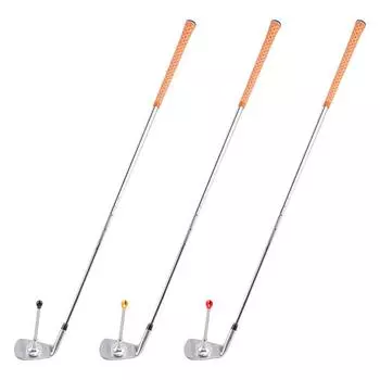 Стержень для выравнивания клюшки для гольфа Магнитный указатель направления откола для гольфа Тренировочные пособия по замаху для гольфа чёрный