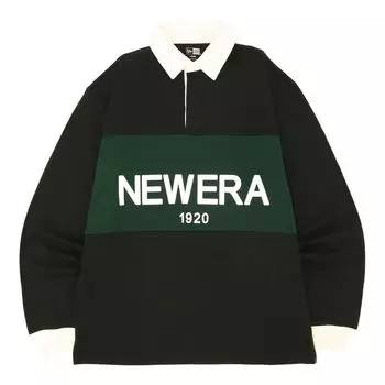 GOLF Apparel Рубашка для регби 2 тона ONSPOTZ Custom Made Green L GF LS Рубашка для регби OS Панель BLKGRN [New Era] Черный/Темный