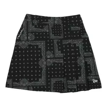 GOLF Асимметричная плиссированная юбка Бандана BLK Черный L [New Era] Женская