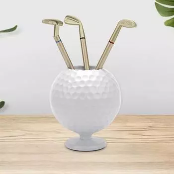 Golf Ball Pen Holder with 3 Pen for Students Birthday Gift Teacher