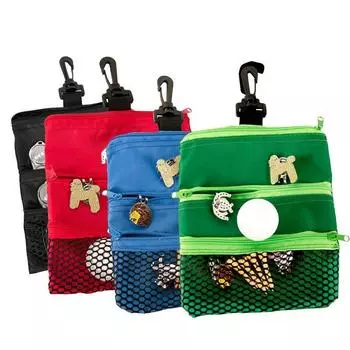Golf Ball TEE Cloth Bag Golf Accessories Spikes Bag Waist Bag Golf Tool Bag