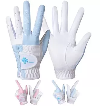 Golf Both Golf High High Microfiber Gloves, Women s, Hands, Gloves, Grip, Breathability, Stretchy, TYS-027 (20 Sizes, BLUE)