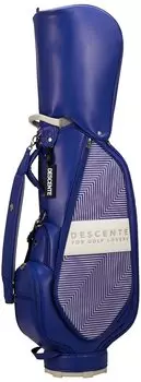 Golf Caddy Bag Type 4 Division Compatible with 46 Inch Mesh Fabric Sporty DQCTJJ01 BL00 F [DESCENTE GOLF] 3.5kg 8.5 Women s (Blue)