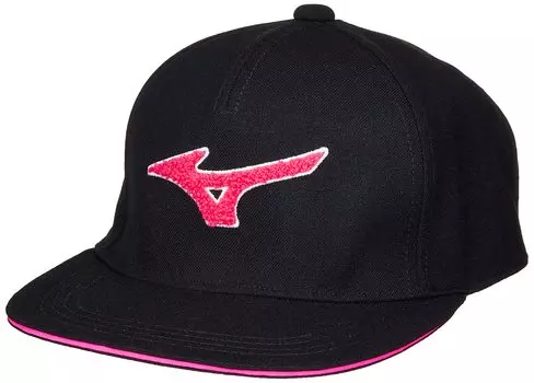 Golf Cap Flat Brim RB Logo Cap Hat E2MW2503 Deep Navy Free Size [Mizuno] Men s (Head Circumference 56-60cm)