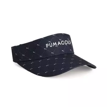 Кепка для гольфа Golf W CAT Argyle AOP Visor Deep Navy [PUMA] женская