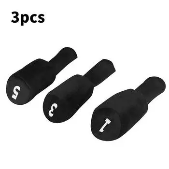 Golf Club Accessories Cotton Head Covers Plush Interior Wooden Protection Club