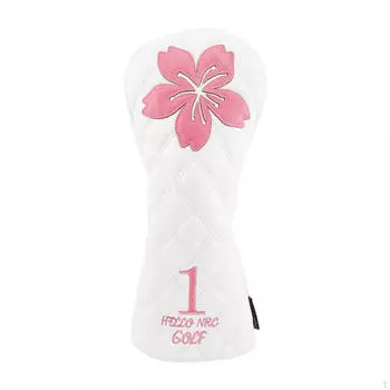 Golf Club Cover for Wood Head Protection Sleeve Equipment UT White