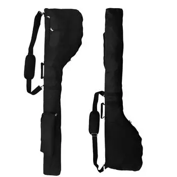 Golf Club Golf Ultra Large Compact 2 Ткань, устойчивая к царапинам и царапинам Чехол, Сумка, Легкий, Вместимость, Хранение, Карманы, (черный)