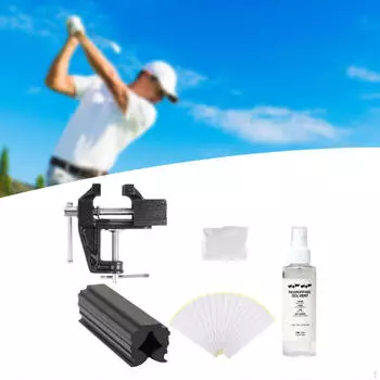 Golf Club Grip Kits Vise Clamp Regripping Repair Clubs Gripping Tool Set for