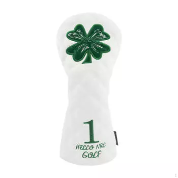 Golf Club Head Cover Protect Protective Sleeve Headcover for Men Women Iron wood White