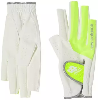 Golf Continuing Standard Product Gloves x White SS [New Balance] Women s Two-Handed (Non-Slip Embossed/Nail-through Specification) / 012-3985502
