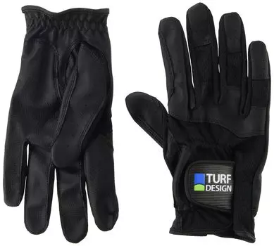 Golf Glove L [Turf Design] TDGL-2170 Black/Black