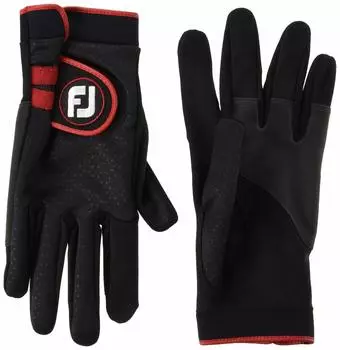 Golf Gloves 20 Weather Grip EXT L [Footjoy] Men s Black/Red (25~26cm)
