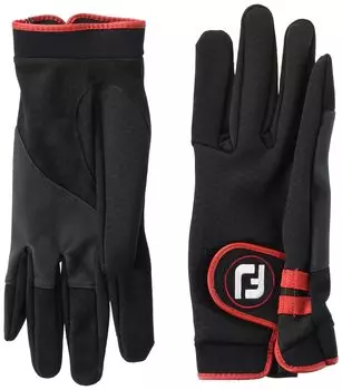 Golf Gloves 22 Weather Grip Extreme M [Footjoy] Men s Black/Red (23~24cm)