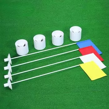 Golf Green Flag Marker Flag Pole Golf Hole Flag Pole Hole Cups
