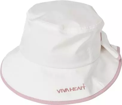 Golf Hat Back Ribbon Bucket Hat Off White [Viva Heart] Women s