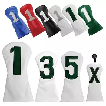 Golf head cover Driver 440cc 460cc cover Wood cover Utility UT cover Waterproof numbercover U (Blue number)