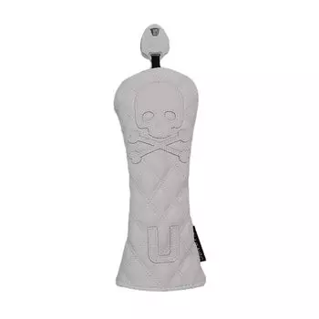 Golf Head Cover Driver Cover Wood FW Cover Utility UT Cover Skeleton Diamond Conversion Doug Included Utility Single (Diamond White, Item)