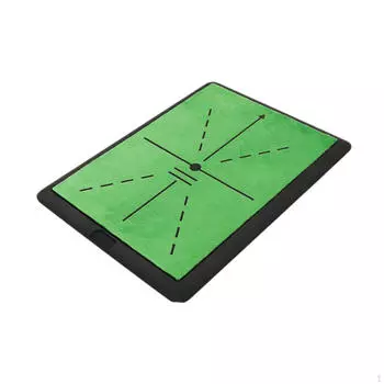 Golf Hitting Mat Training Track Pad Non Slip Rubber Bottom Game Portable Golfer Gift 1 Flannel