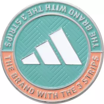 Golf Marker Core 2way Marker [Adidas Golf] CoralFusion/CourtGreen/White