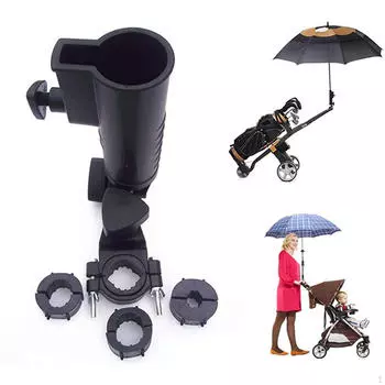 Golf Push Cart Umbrella Holder Replacement Adjustable Angle Golfing Supplies Portable Universal Easy