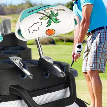 Golf Putter Cover Training Supplies Sleeve Headcover for Most Golfer Ladies