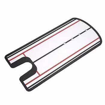 Golf Putter Putting Form Check Mirror Mirror Practice Equipment Putter Mat Posture Standing Training Placement Aid Compact Size Accessories