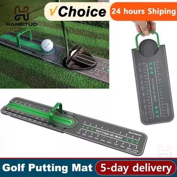 Golf Putting Mat Golf Precision Distance Putting Drill Green Mat Putting Ball Pad Mini Training Aids Golf Accessories for Home
