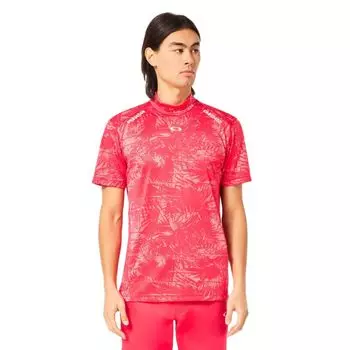 Golf Shirt TECH COLD JQ MOCK AZALEA S Size [Oakley] Men s (41V) (Japanese M)