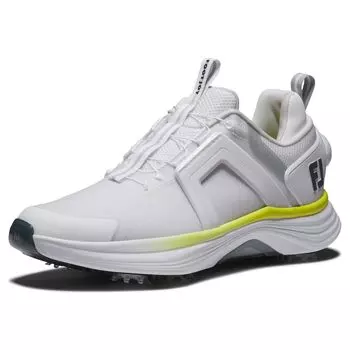 Golf Shoes Hyperflex BOA cm 3E [Footjoy] WOMEN S Women s White/Yellow 22.5