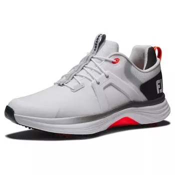Golf Shoes Hyperflex Laced cm 3E [Footjoy] MEN S Men s White/Black 25.0