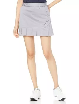 Golf Skirt Knit Bonded Pleated Stretch Water Repellent Windproof Heat Retention UV Care DGWSJE07 WH00 Equivalent to Japanese Size 2L [DESCENTE GOLF]