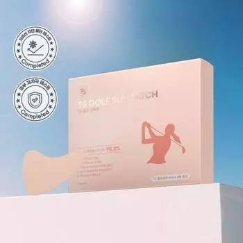 Golf Sun Patch 4-pack, большой солнцезащитный пластырь, 4 шт., 3,5 г
