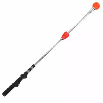 Golf swing golf swing synthetic resin ergonomically designed golf practice for golf swing golf equipment trainer, stick, (red)