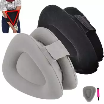 Golf Swing Practice Equipment Triangle Swing Trainer Air Pump Set profit.relaxed (Black)
