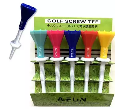Golf Tee Screw Tee Stepped Long Tee Middle Tee Standard Tee & &FUN (Colorful)