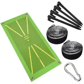 Golf Training Trajectory Traces Home Weakness Portable Mat, Visibility, Left, Practice, Outdoors, Correction, Swing, Putter,