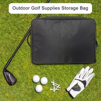 Golf Trunk Organizer Storage Bag with Multi-Pocket Design Large Capacity Zipper Closure Waterproof