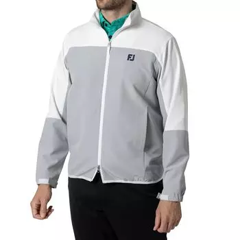 Водоотталкивающая ветровка Golf TWINSOF с длинным рукавом и застежкой-молнией, белая [Footjoy] для мужчин [размер L] белый