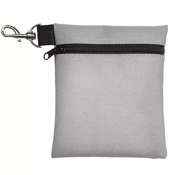 Golf waist bag with nylon ball cover that can be hung around the waist multi-purpose storage bag golf accessory bag чёрный