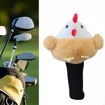 Golf Wood Headcover Sleeve Women Men Golfer Gift Courses Outdoor Parks Training Plush Beginner