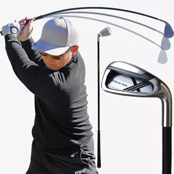 GOLFavo Shinari Iron SHINARI IRON Тренировочное оборудование для гольфа Тренажер для отработки ударов Мягкий вал Гибкий Увеличенная дальность полета чёрный