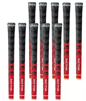 GOLFPRIDE Golf Grip MCC с задней линией красного цвета M60X из Golf Grip Multi-Compound MCC-R (Набор 10) красный