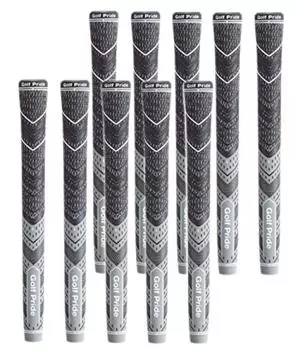 GOLFPRIDE MCC Plus 4 Средний размер Серый Без задней линии Набор из 10 Многокомпонентный MCCM-G10