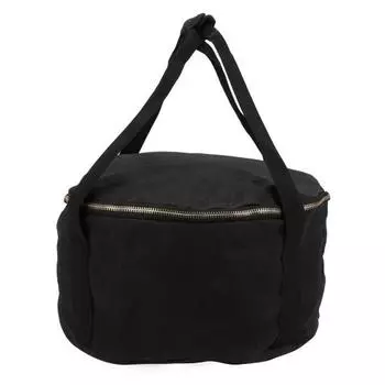 Голландская сумка для хранения горшков Портативная водонепроницаемая износостойкая чугунная сумка для хранения горшков для кемпинга на открытом воздухеЧерный Black