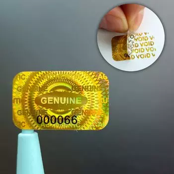 голограмма бирка тампер без следа VOID защитная наклейка Антиподдельная этикетка, этикетка, наклейка, подтверждение, левая, (120 листов, золото)