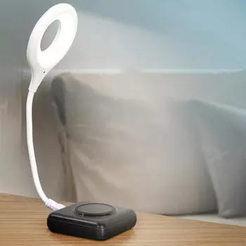 Голосовая активация USB-лампы прикроватная компактная гибкая светодиодная лампа на гибкой стойке для чтения