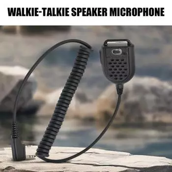 Голосовая связь PTT LED плечевой динамик микрофон портативный микрофон для рации 5R