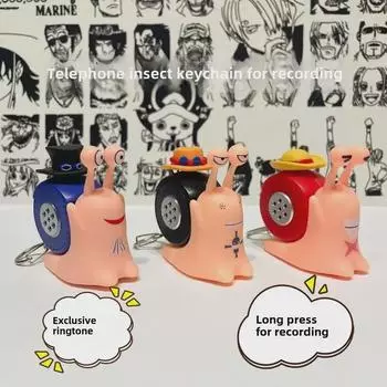 Голосовой брелок One Piece Den Den Mushi : Подвеска ASL Sound & Decompression Toy