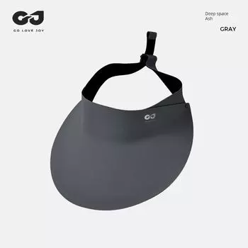 Golovejoy Бесшовная шляпа для защиты от солнца Женская шляпа от солнца с защитой от УФ-лучей Летняя шляпа от солнца с открытым верхом Новинка С большими полями [XMZ291] deep space Ash One size